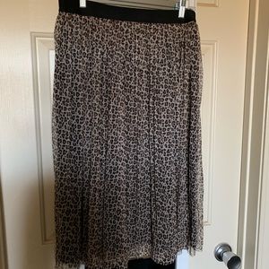 A new day leopard print skirt